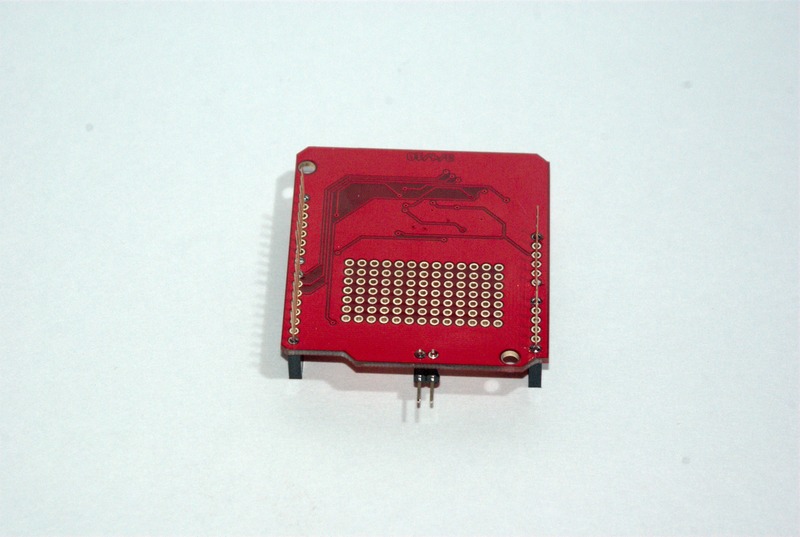 headers connected (bottom of shield)