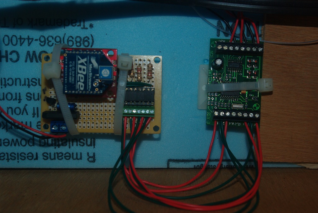 Photo of local control circuit installed on a module.