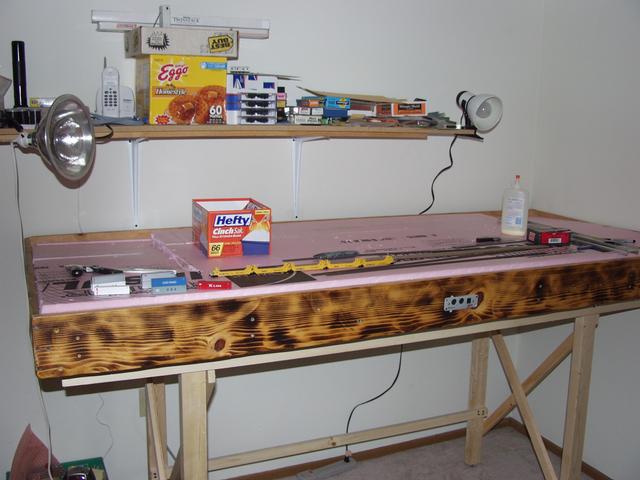 Foam topped benchwork