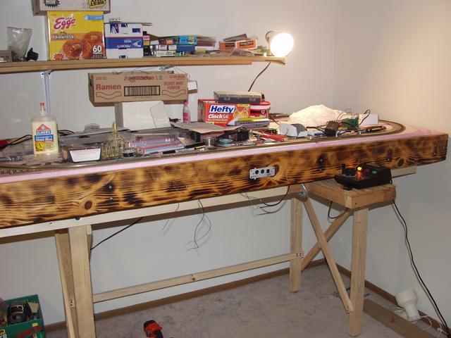 Track on the outside oval